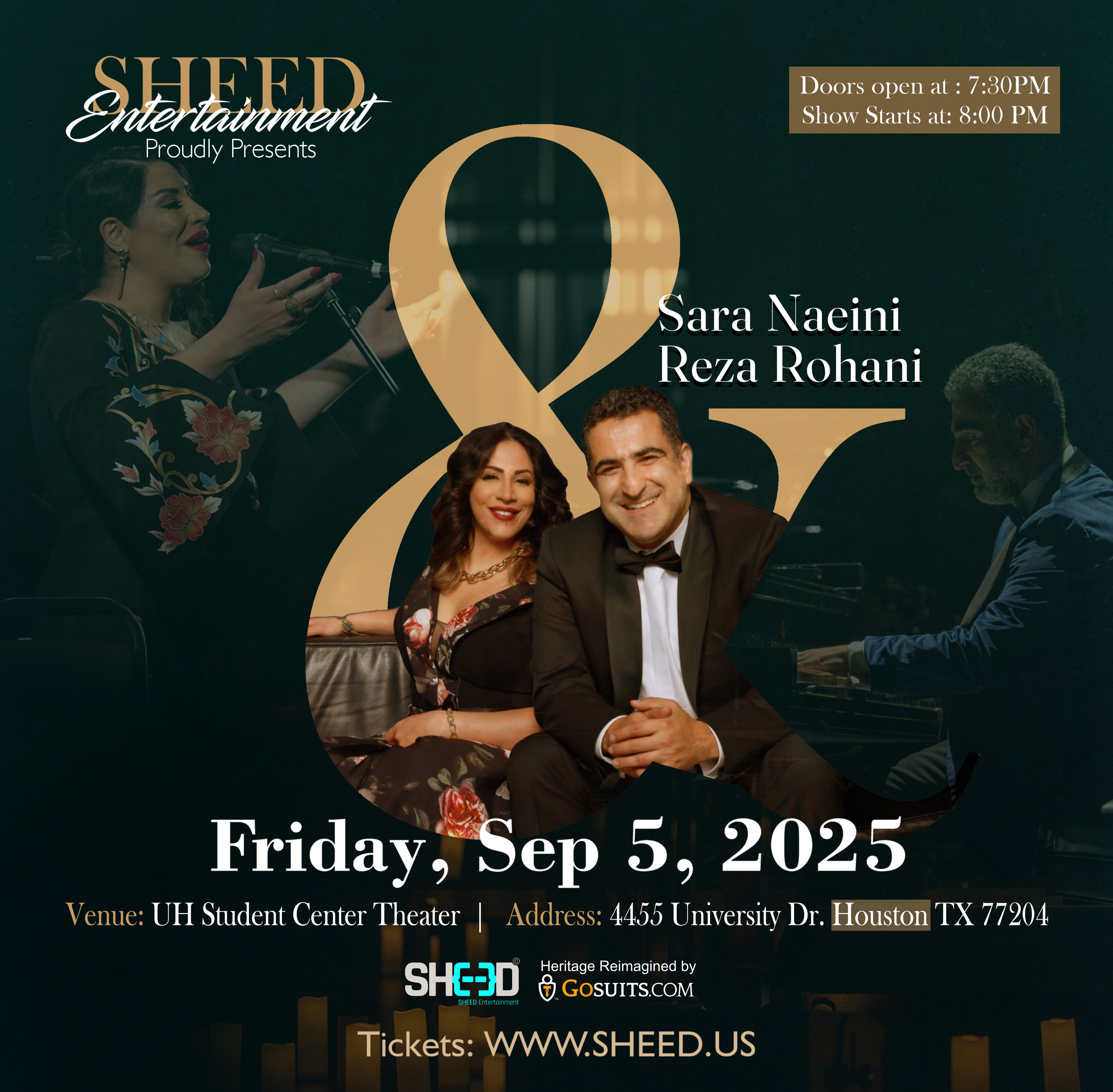Sara Naeini & Reza Rohani Live in Houston